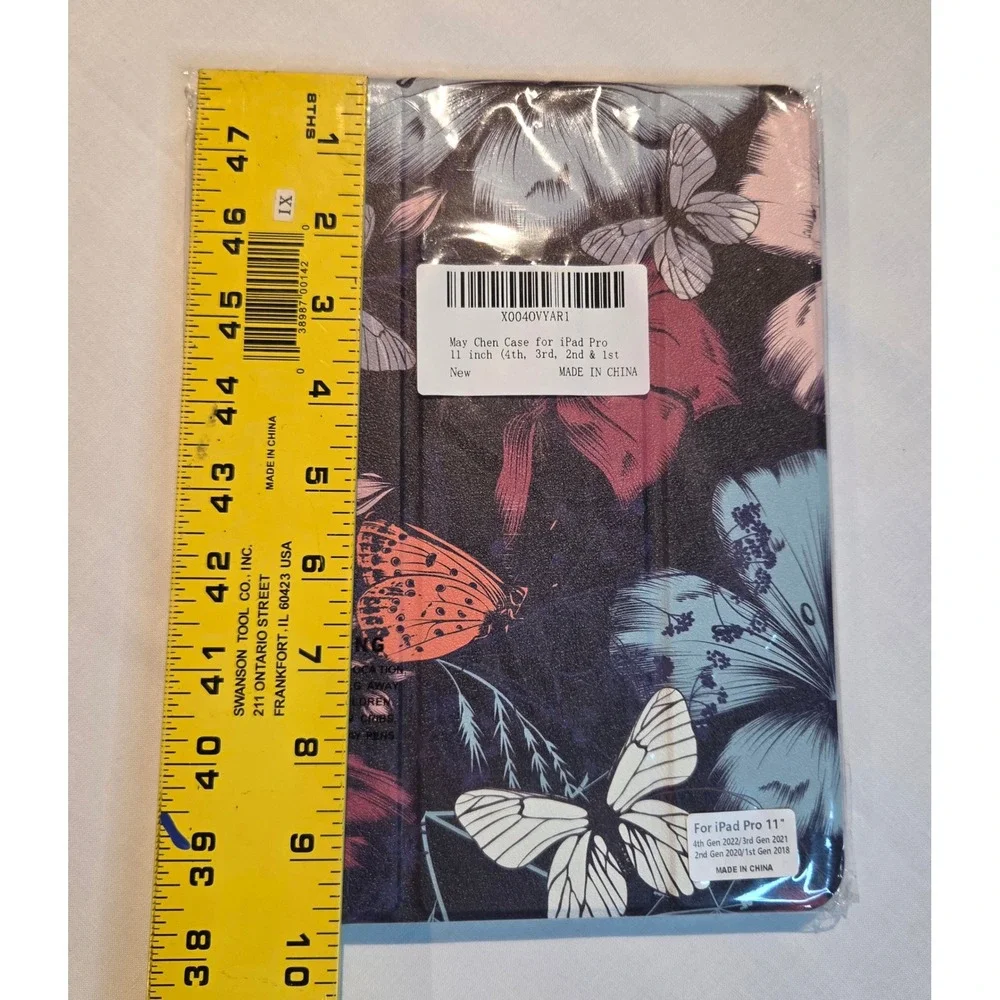 iPad Pro 11 Case Floral Butterfly Smart Folio 4th 3rd 2nd 1st Gen Cover